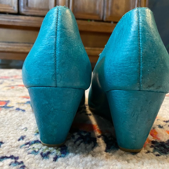 Seychelles Blue Wedges - Picture 4 of 7